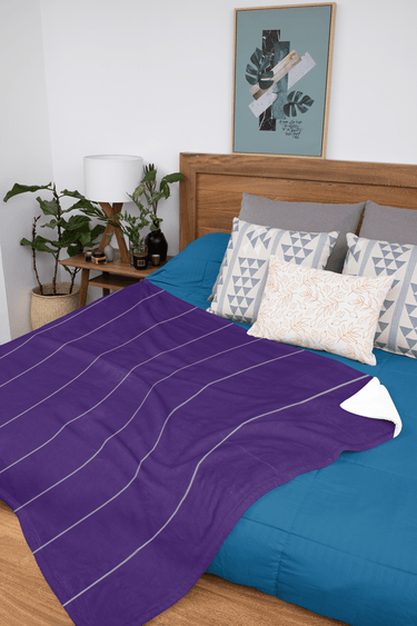 Blue Fleece Blanket 60